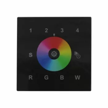 PROF RGB+W Funk Touchpanel schwarz